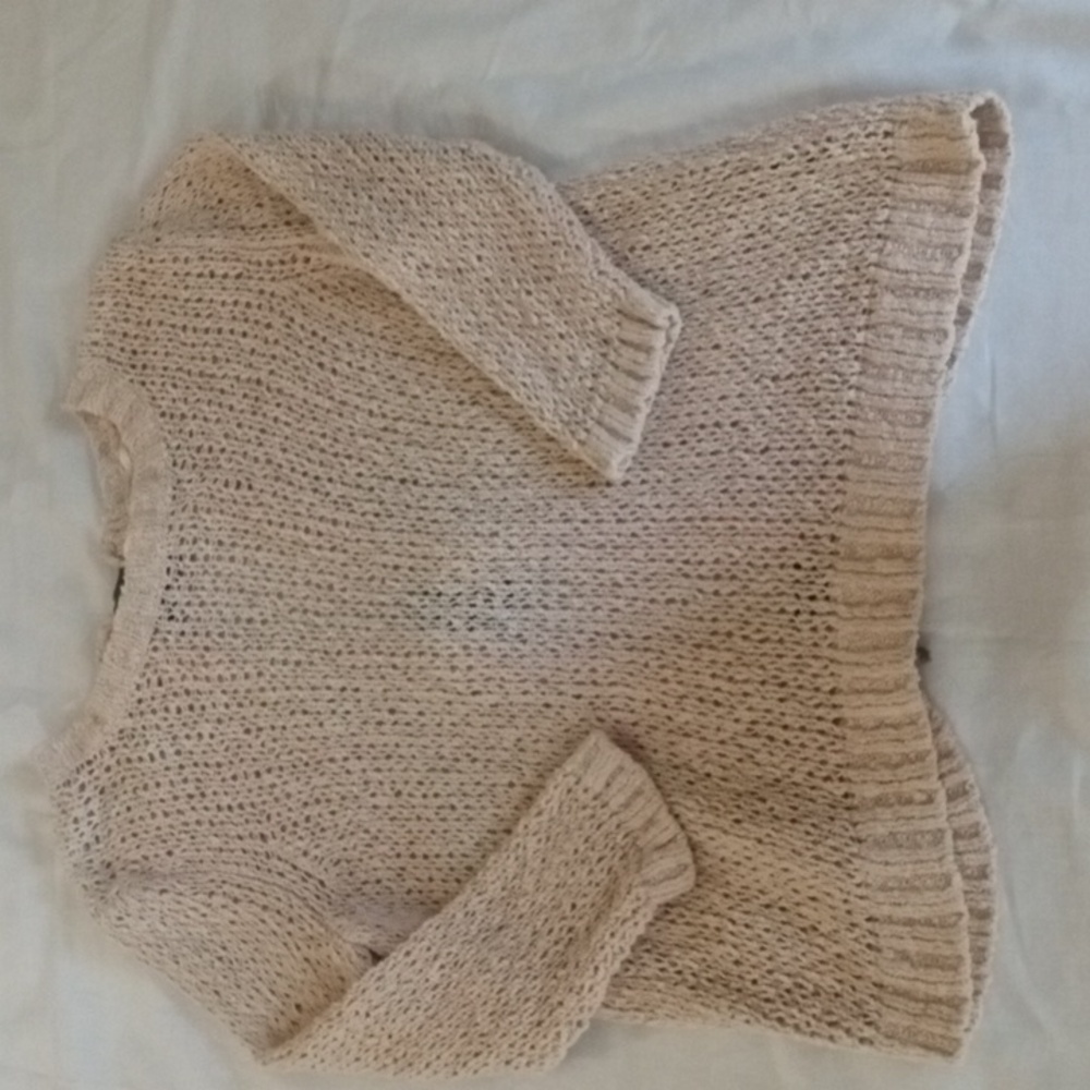 RACHEL Rachel Roy open knit open back sweater with bow details